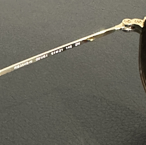 LIKE NEW RayBan Hexagonal RB3548 Gradient Brown Lens Ray ban Sunglasses - Picture 9 of 16